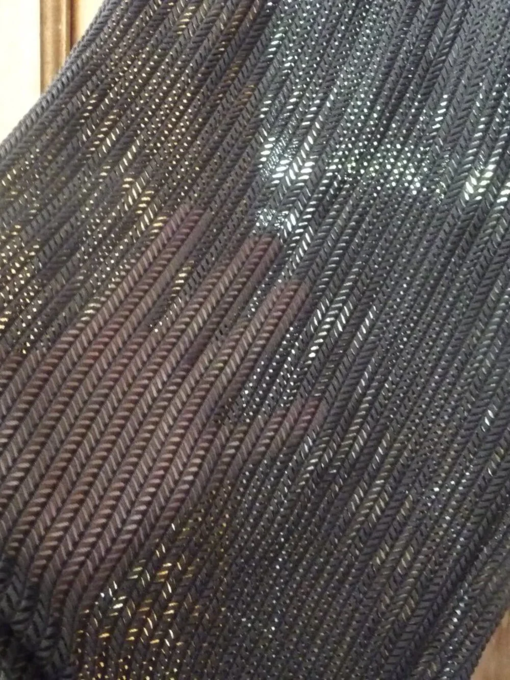 BLACK SHEER SWIM COVERUP PANTS 1X